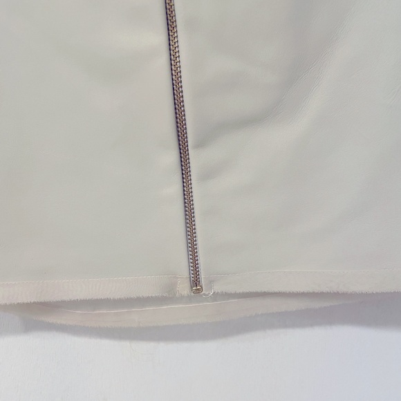 NWT Nicole Miller Leather beaded crop top - Picture 11 of 13